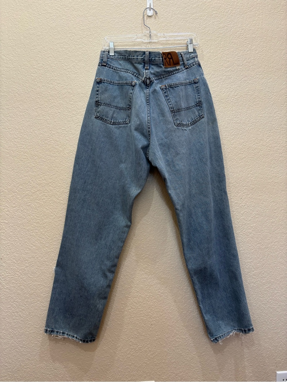 Vintage Double RL (RRL) Ralph Lauren Denim Blue Jeans Americana 36x31